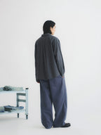 Textured Drop Shoulder L/S Shirt