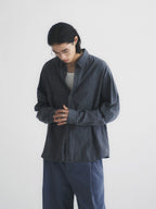 Textured Drop Shoulder L/S Shirt