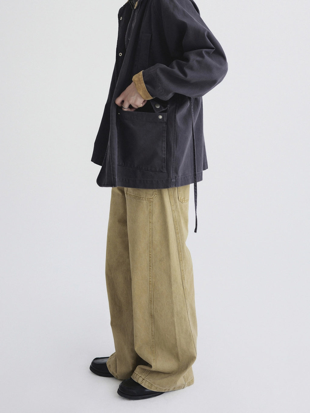 Knot | Washed Twill Utility Jeans