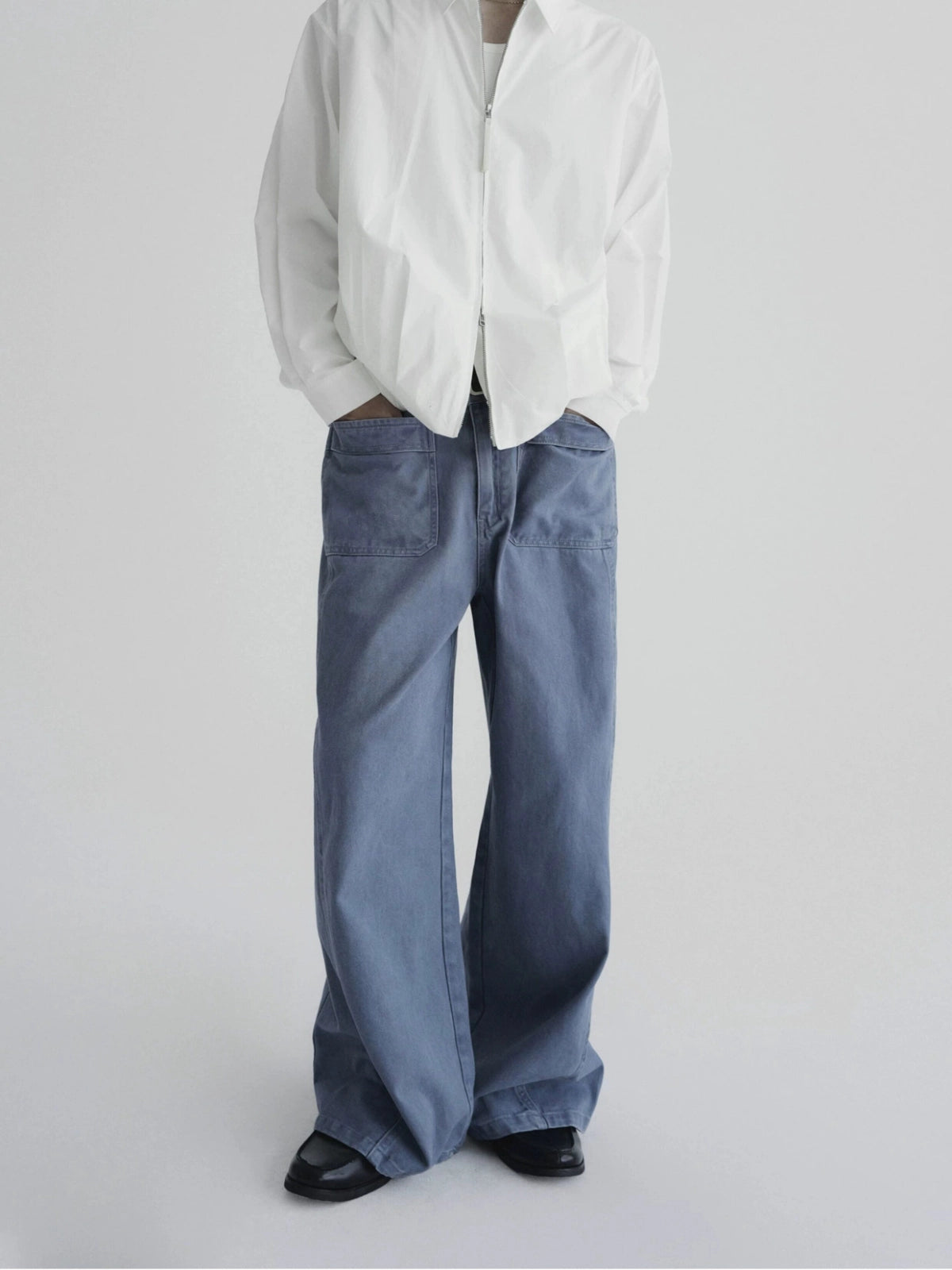 Knot | Washed Twill Utility Jeans