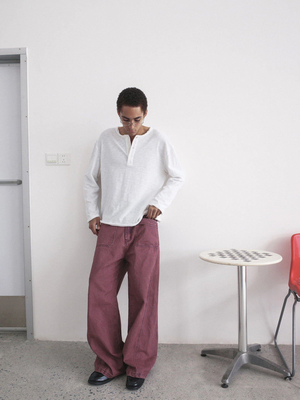 Knot | Washed Twill Utility Jeans