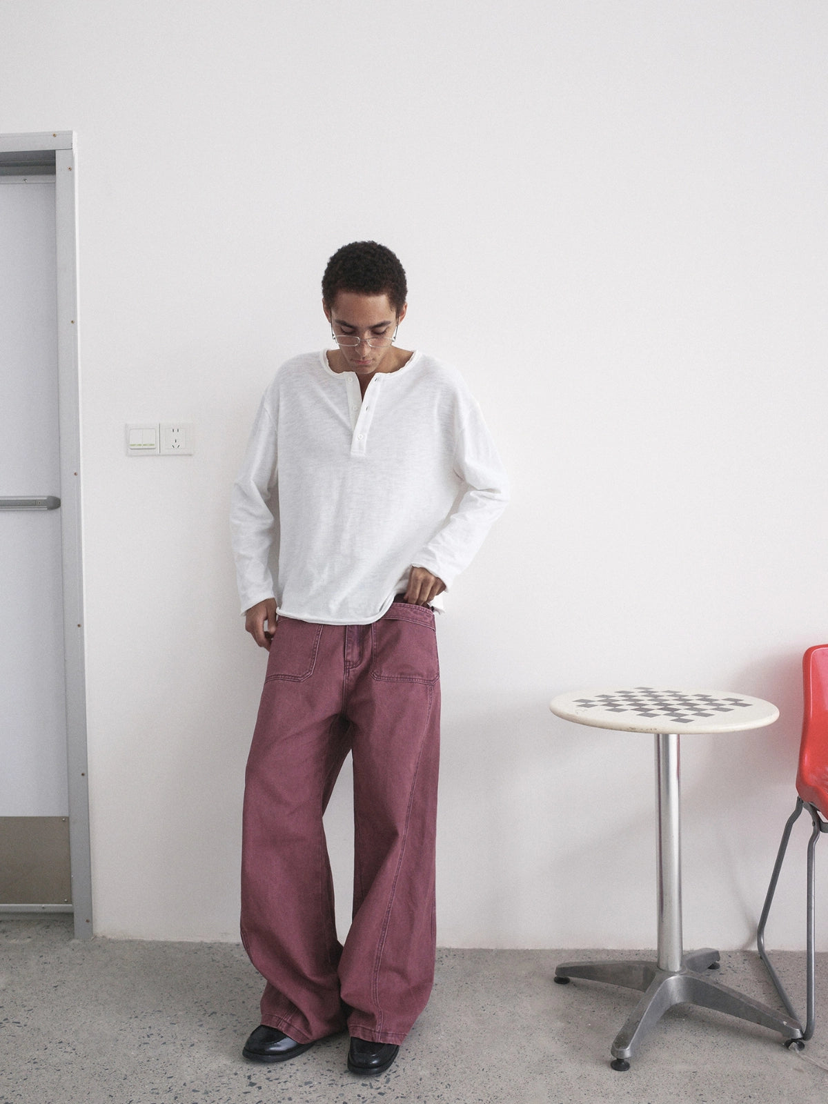Knot | Washed Twill Utility Jeans