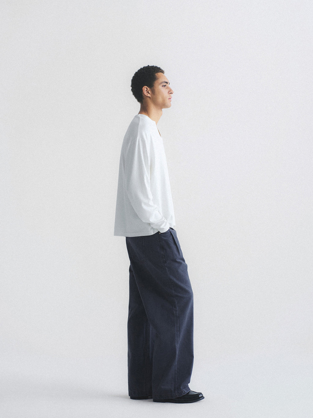 Thread | Washed Lyocell Double-Pleat Jeans