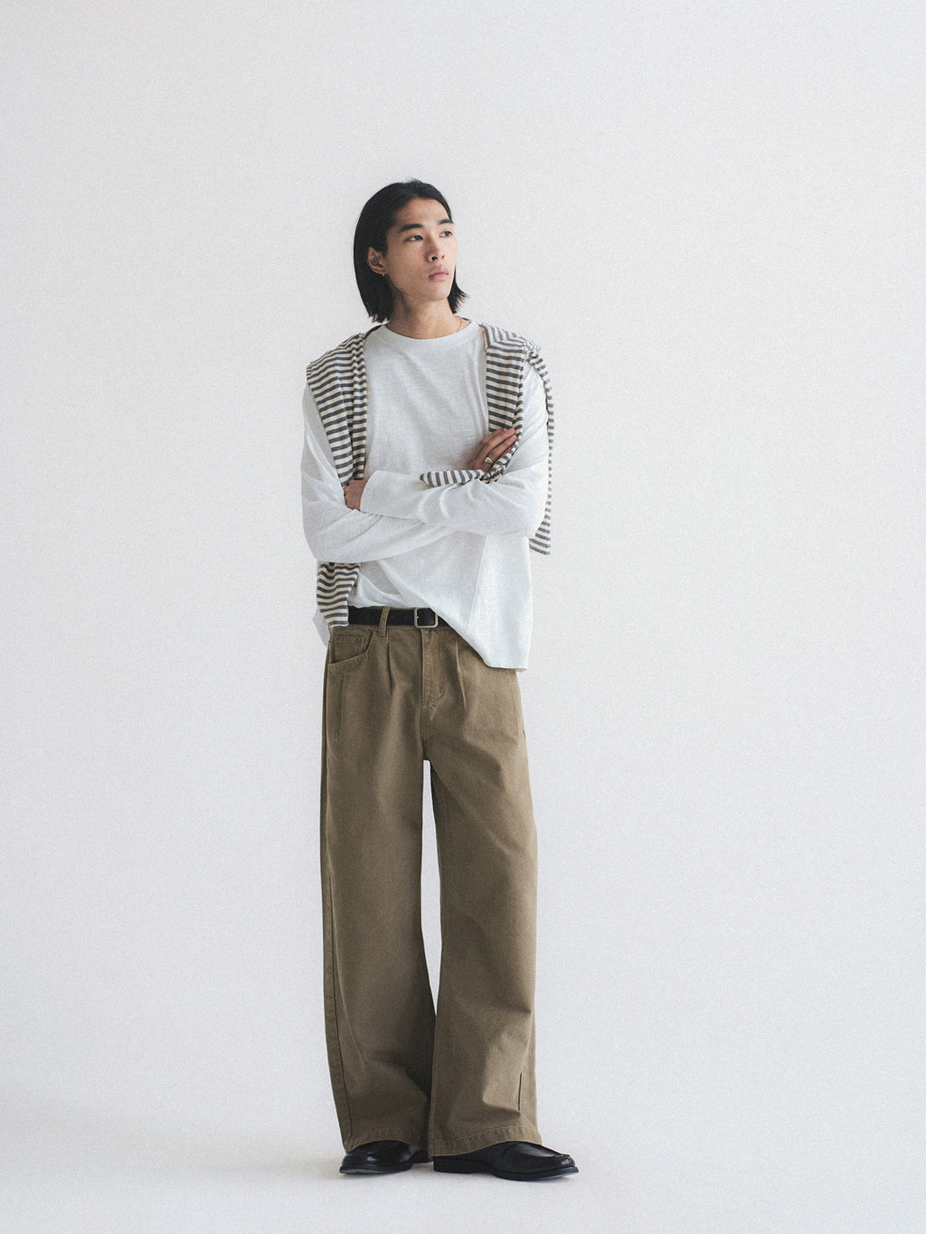 Thread | Washed Lyocell Double-Pleat Jeans