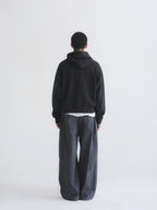 Hidden Check Wide Leg Cargo Pants