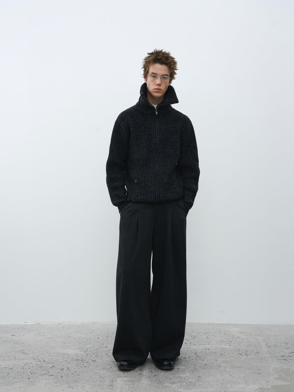 Fleece Wide Leg Sweatpants