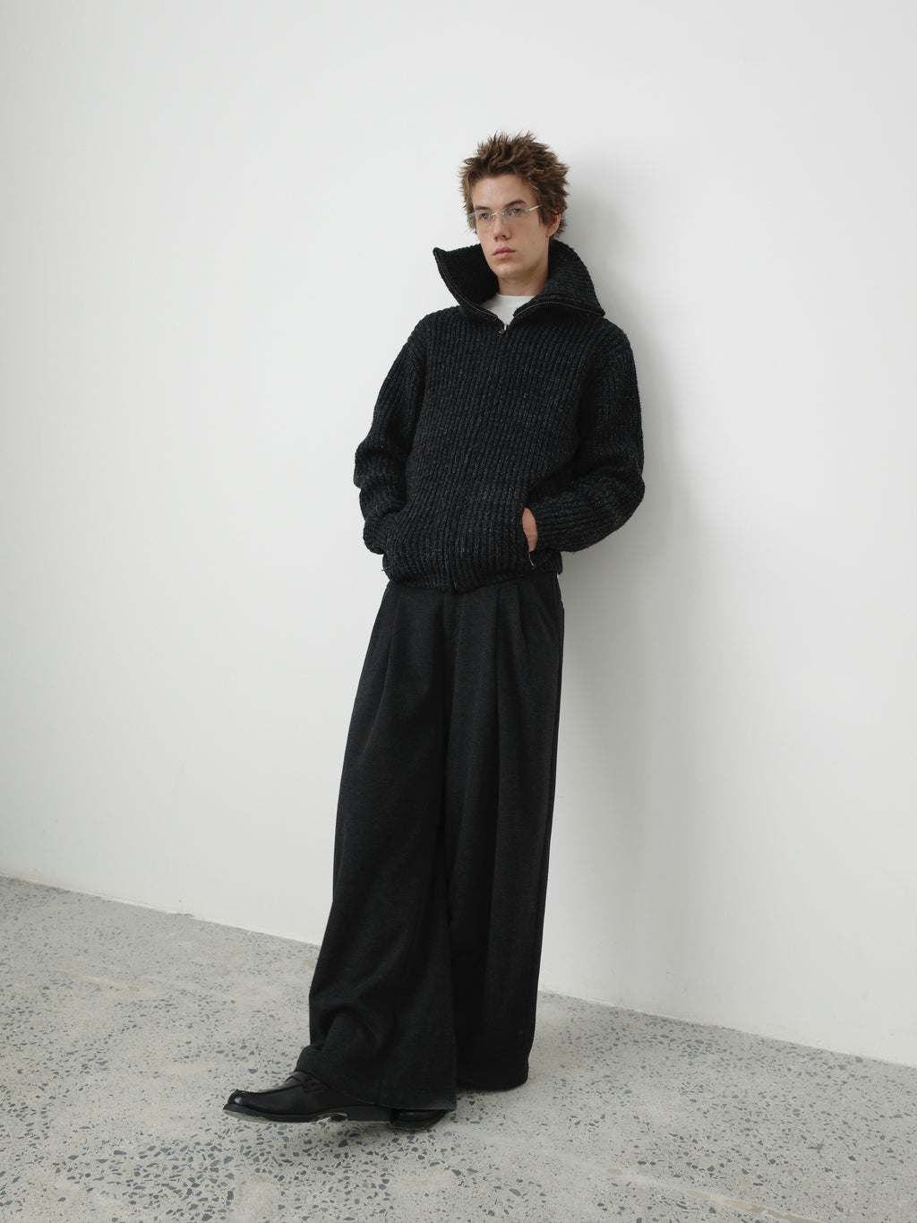 Fleece Wide Leg Sweatpants