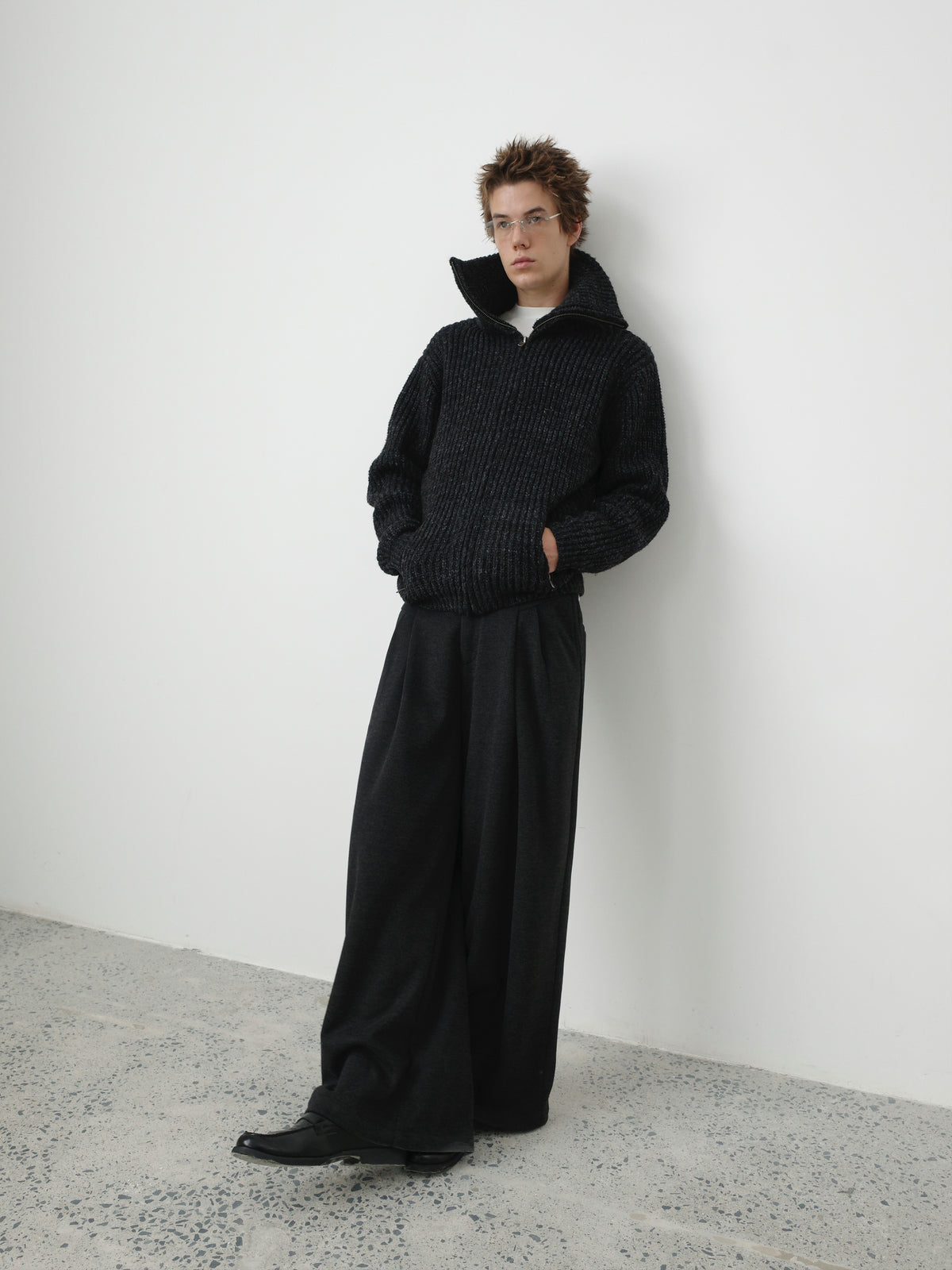 Fleece Wide Leg Sweatpants