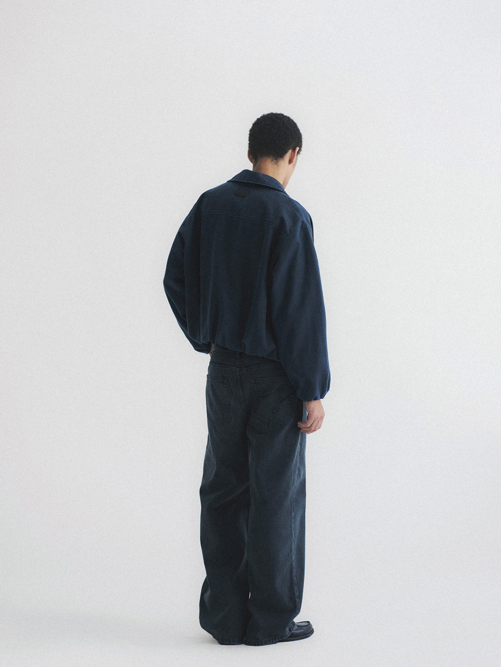 Thread | Dark Olive Washed Straight Denim