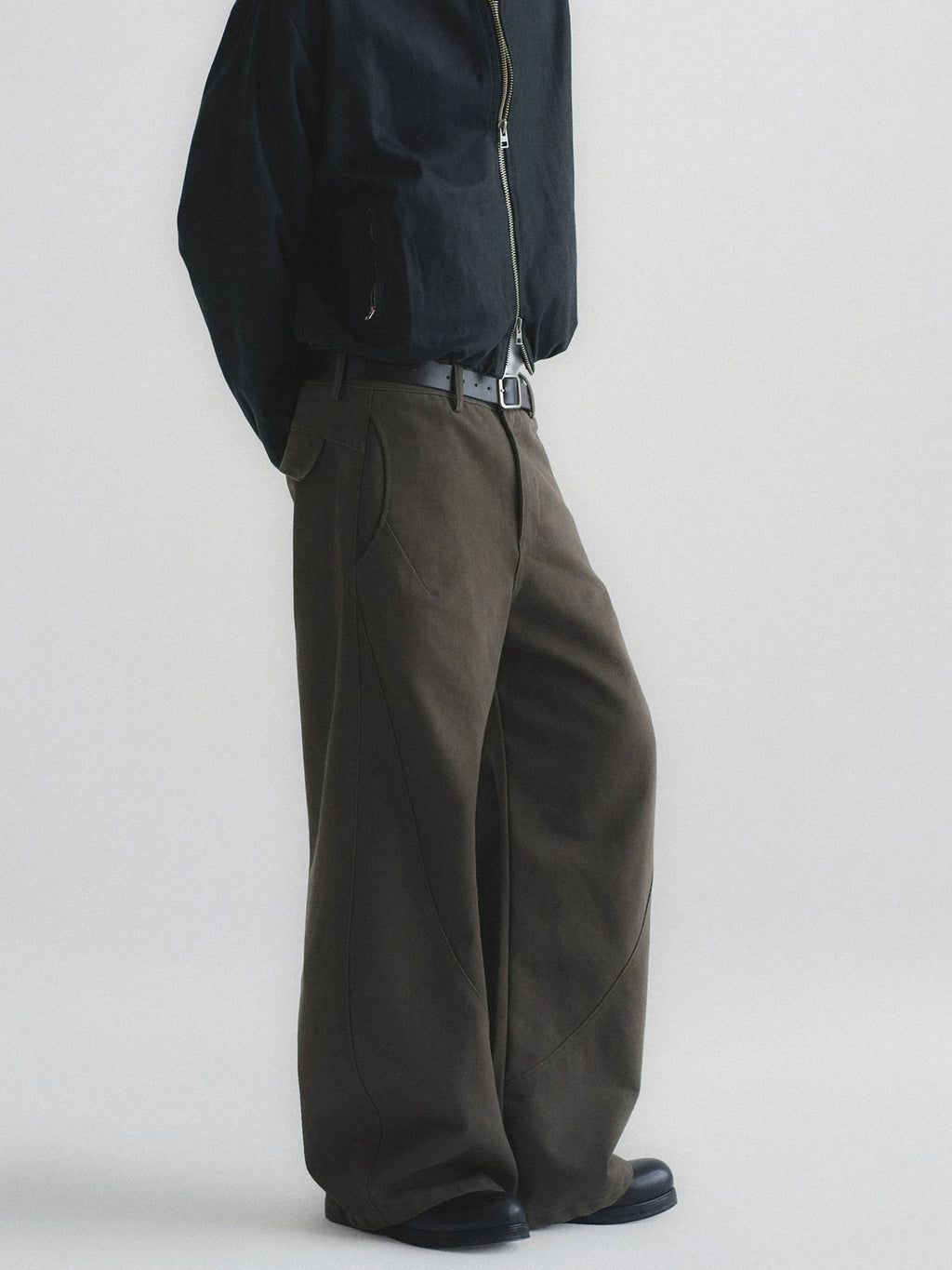 400gsm Twill Barrel Leg Jeans
