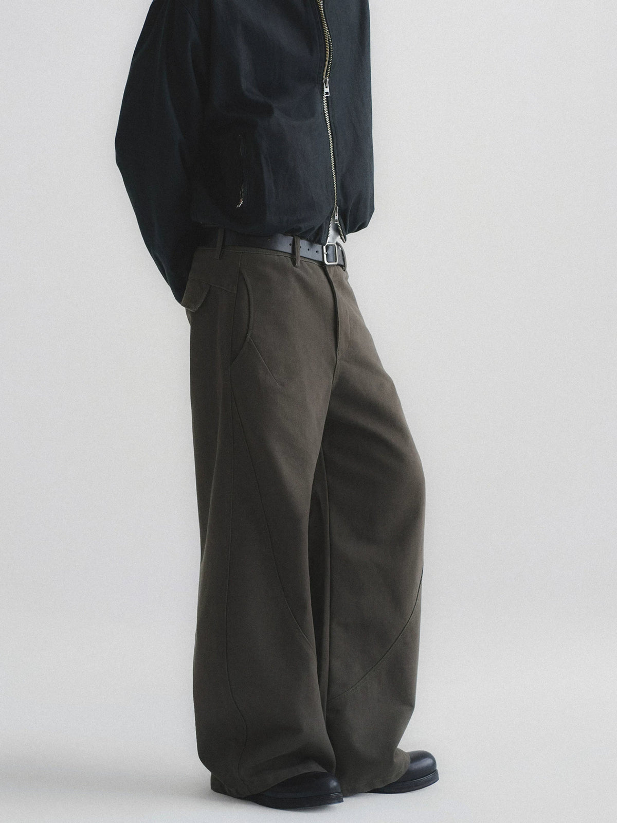 400gsm Twill Barrel Leg Jeans