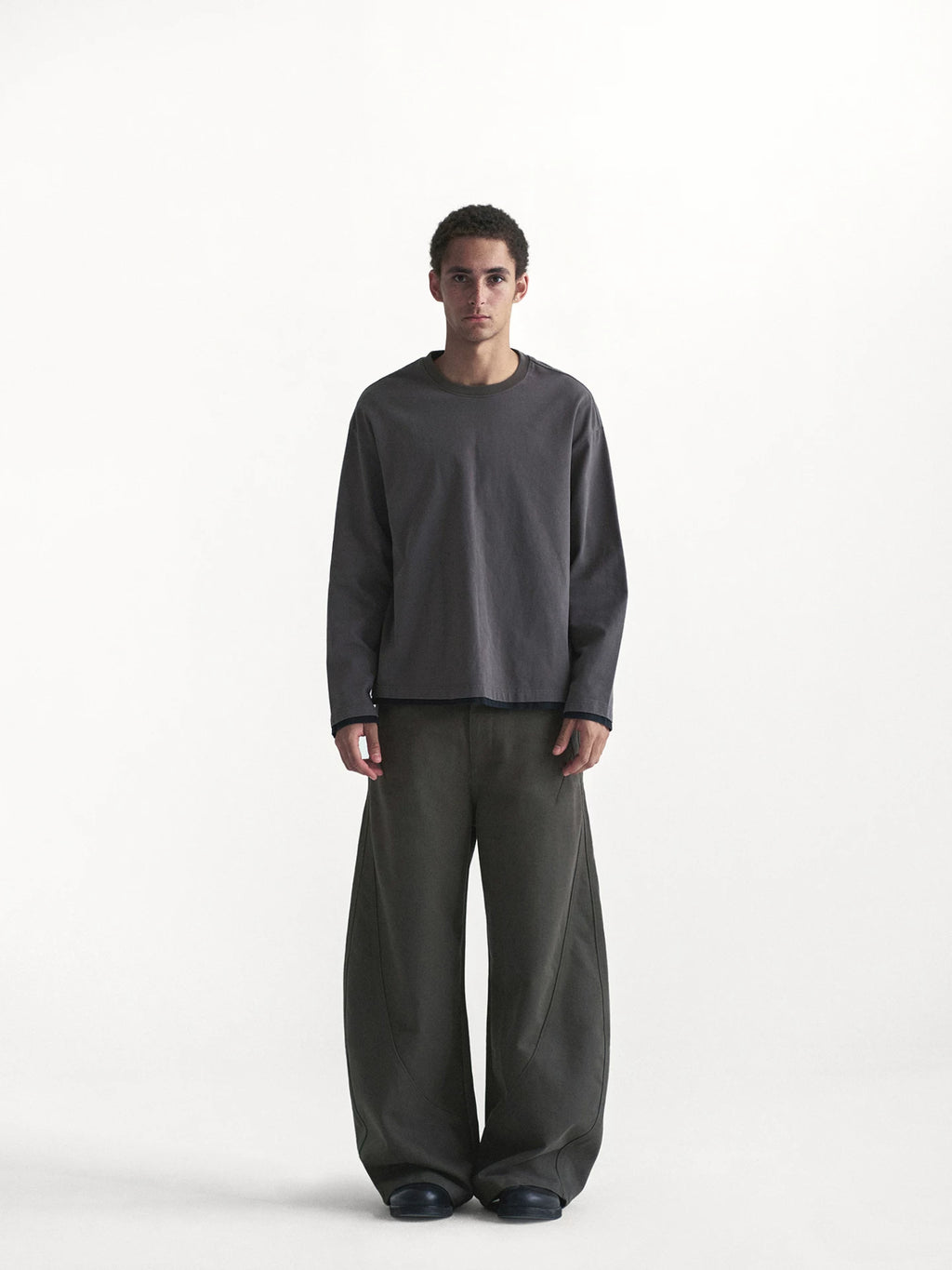 400gsm Twill Barrel Leg Jeans
