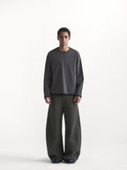 400gsm Twill Barrel Leg Jeans