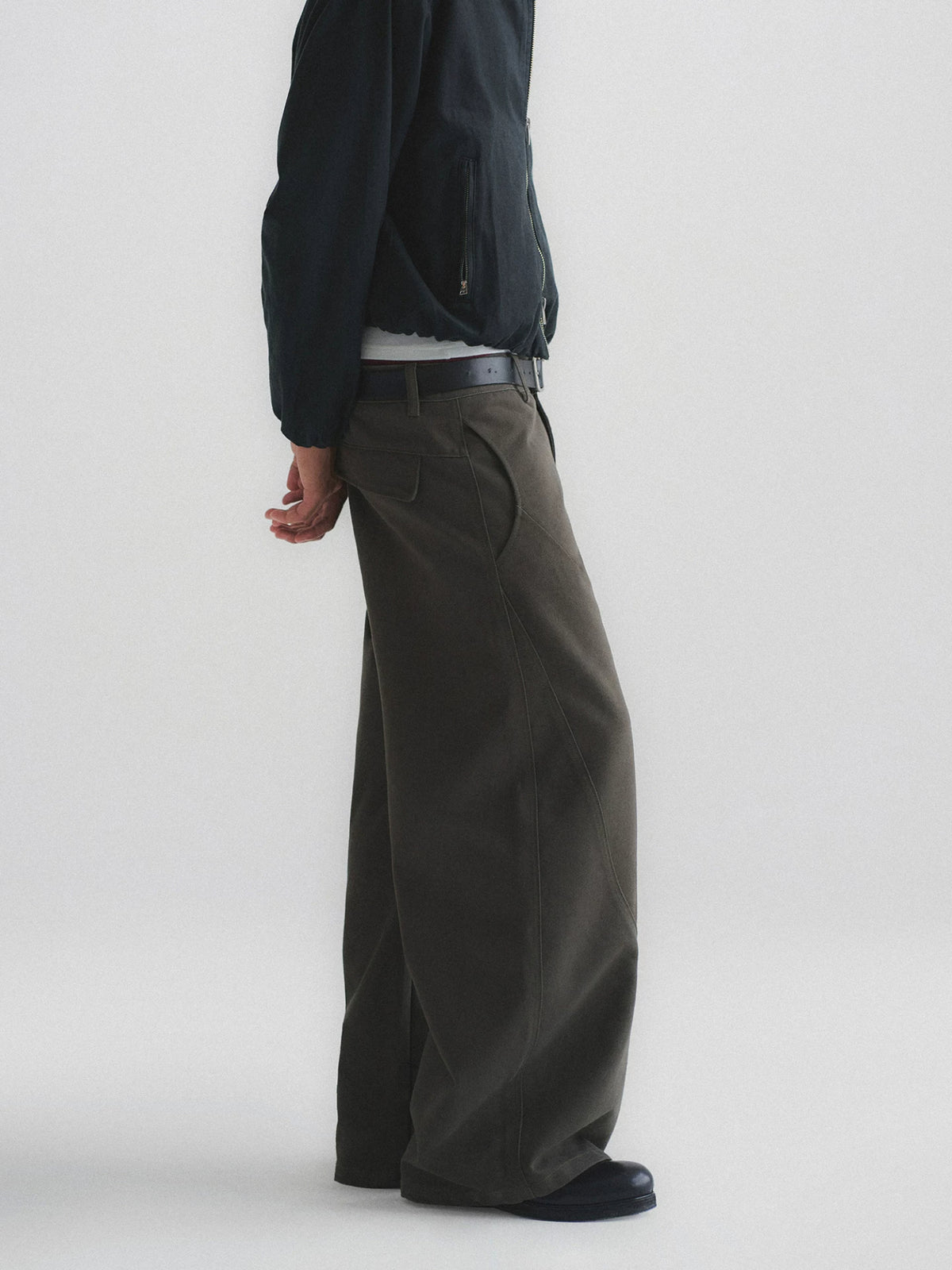 400gsm Twill Barrel Leg Jeans