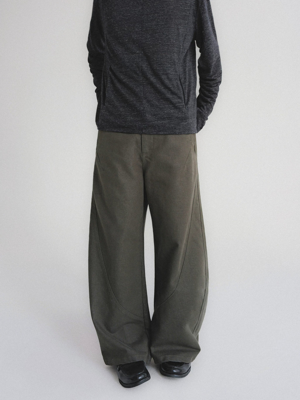 400gsm Twill Barrel Leg Jeans