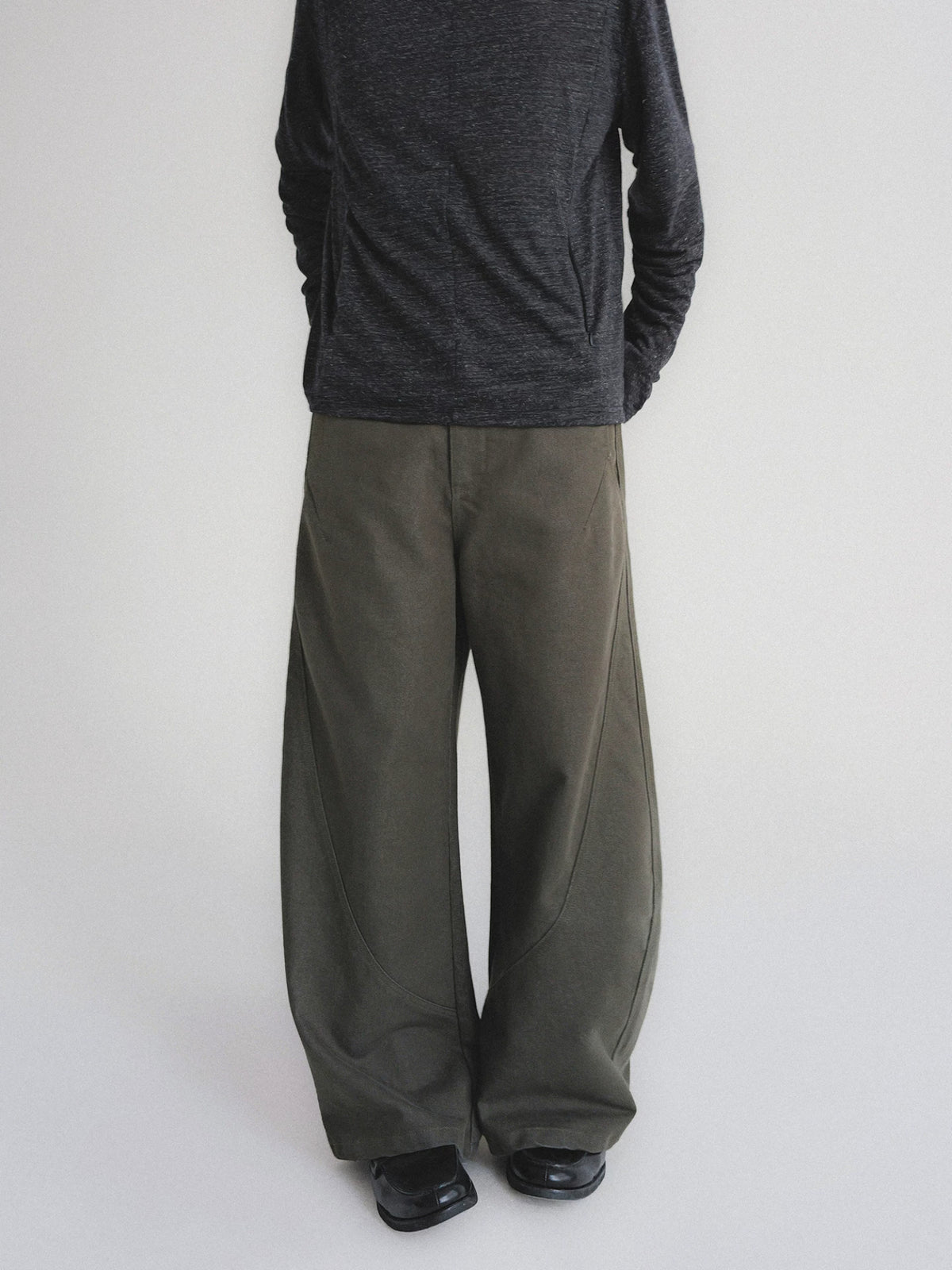 400gsm Twill Barrel Leg Jeans