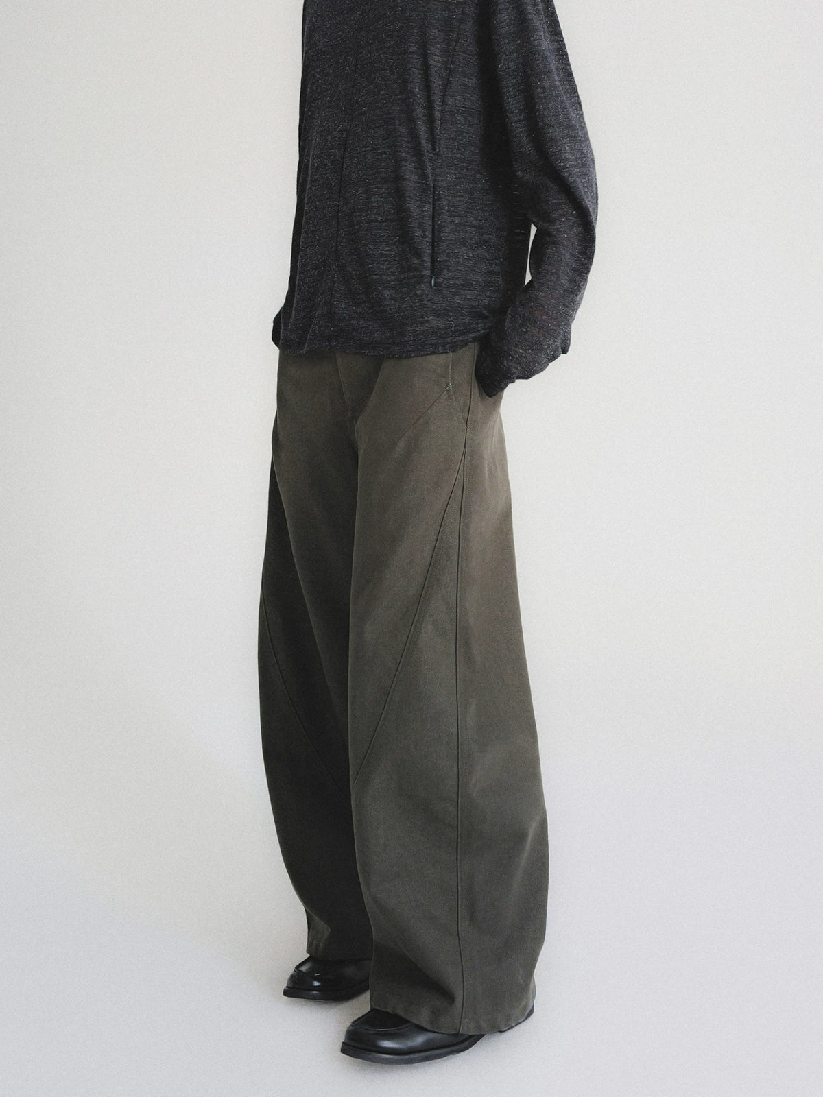 400gsm Twill Barrel Leg Jeans
