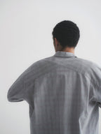 Thread | Cotton-Linen Check Oversized Shirt