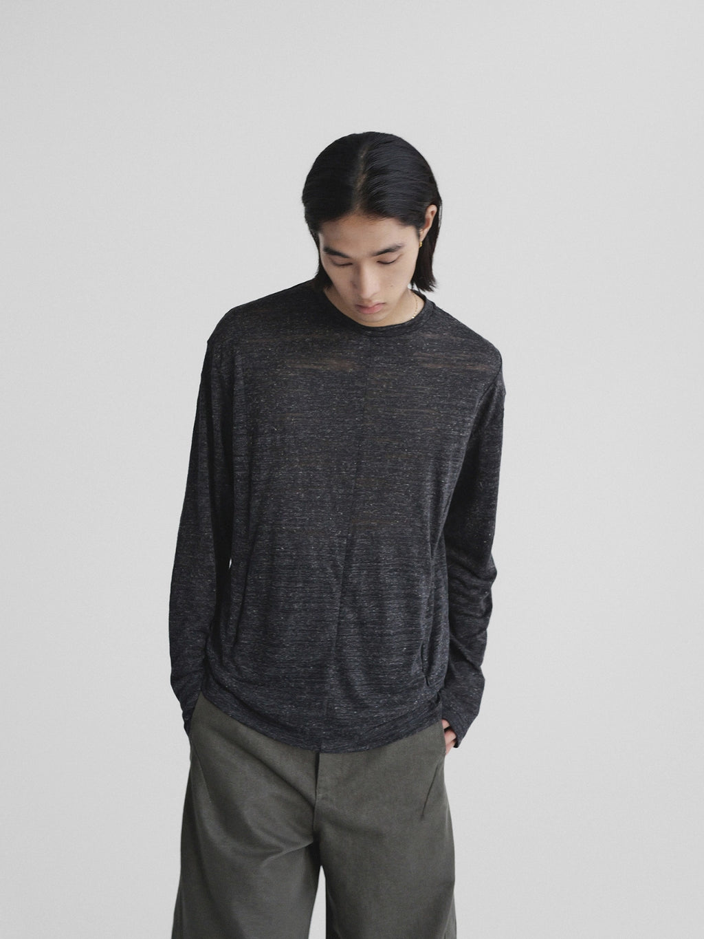 Thread | Linen Blend Structure L/S Tee