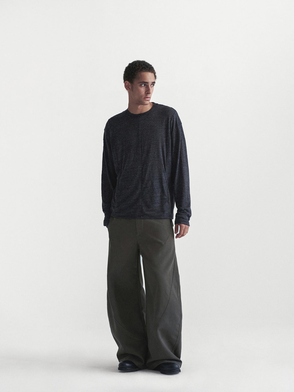 Thread | Linen Blend Structure L/S Tee