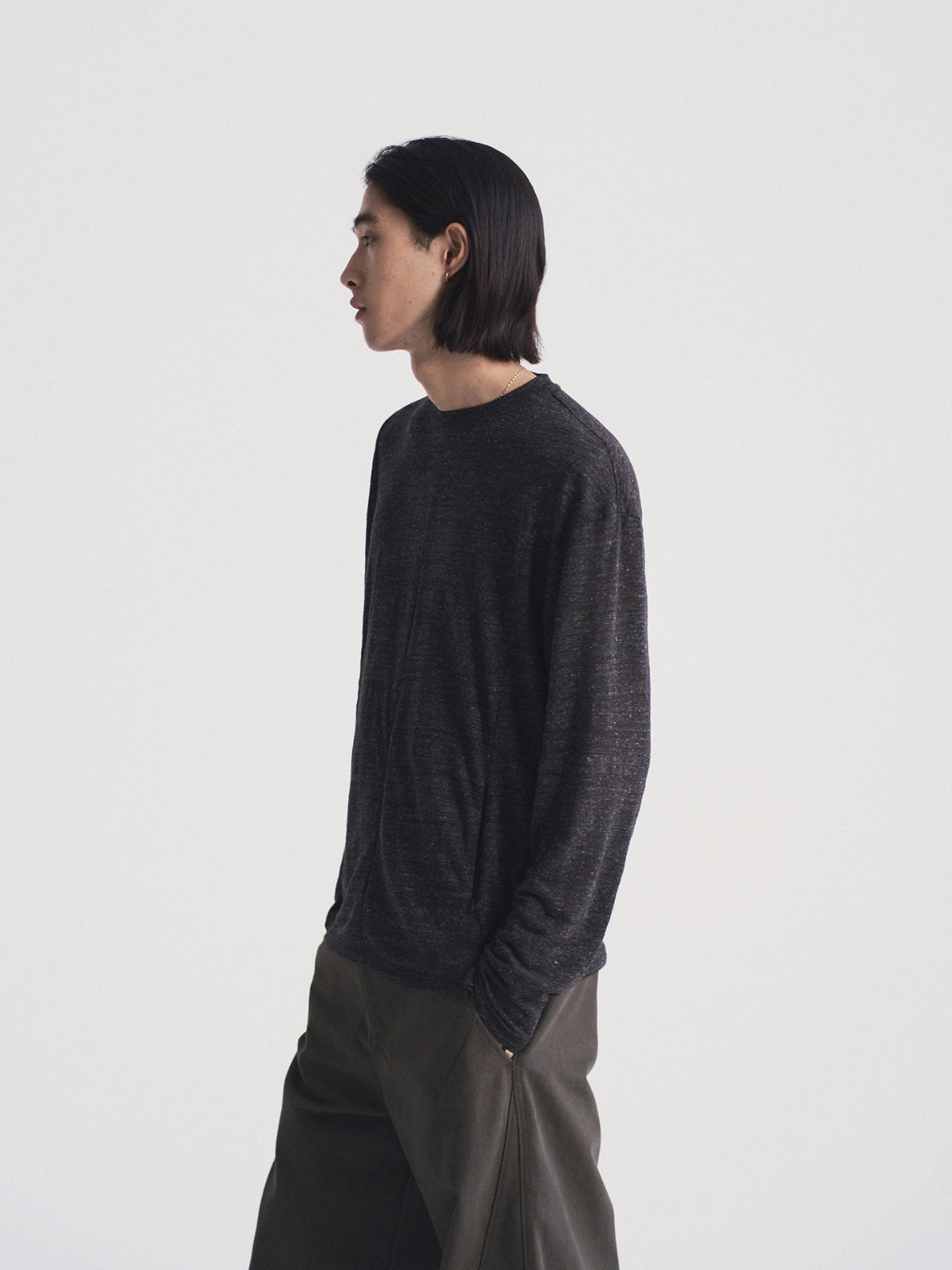 Thread | Linen Blend Structure L/S Tee