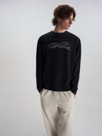 Leopard Print Relaxed L/S Tee