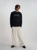 Leopard Print Relaxed L/S Tee