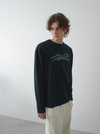 Leopard Print Relaxed L/S Tee