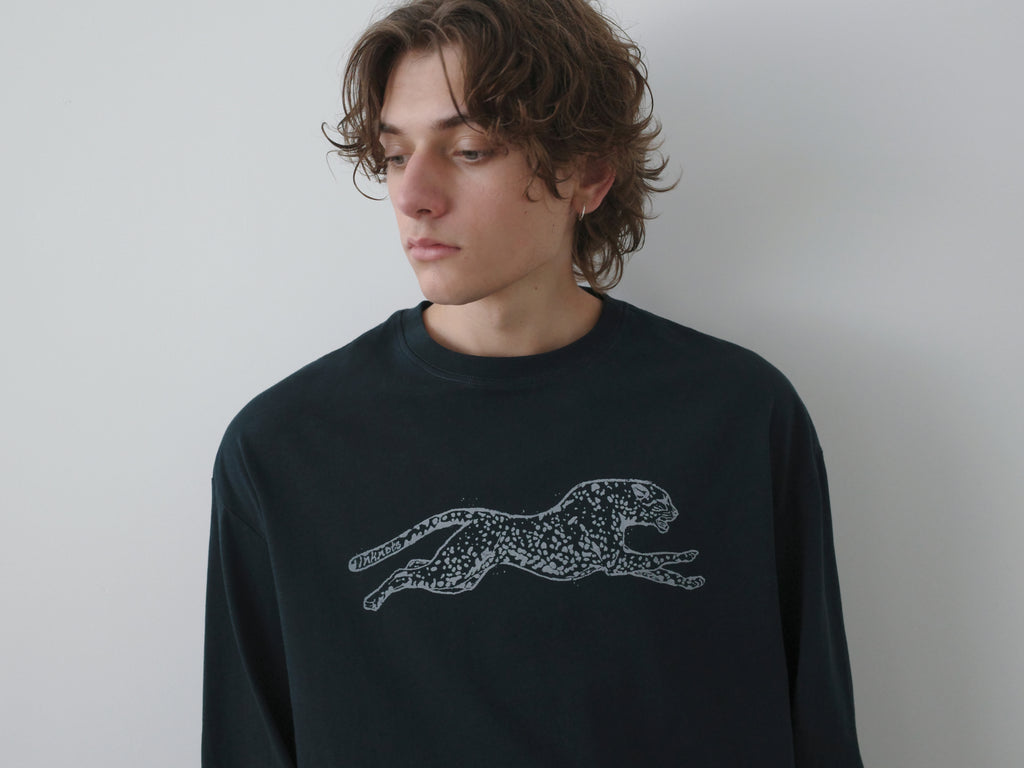 Leopard Print Relaxed L/S Tee