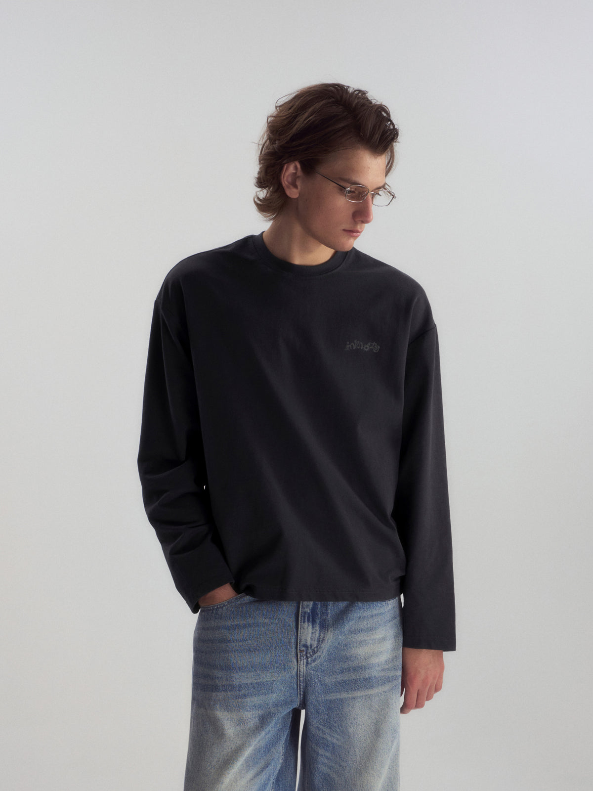 Snail Print Relaxed L/S Tee