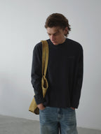 Snail Print Relaxed L/S Tee