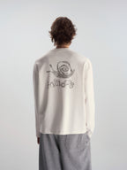 Snail Print Relaxed L/S Tee
