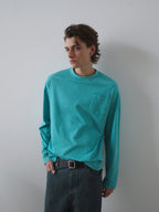 Garment-Dyed Patch Pocket L/S Tee