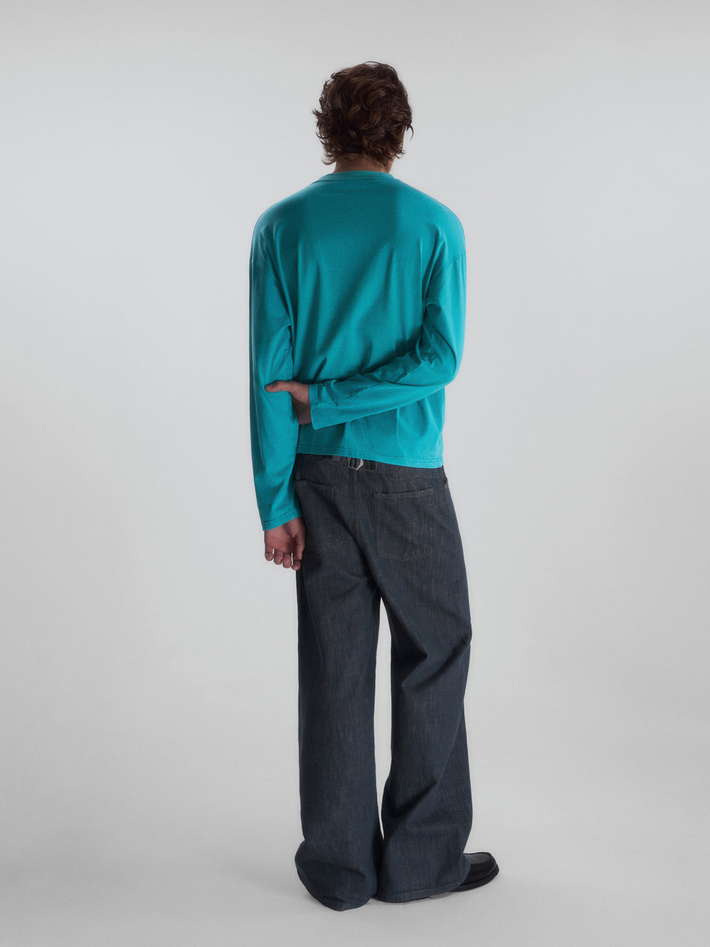 Garment-Dyed Patch Pocket L/S Tee