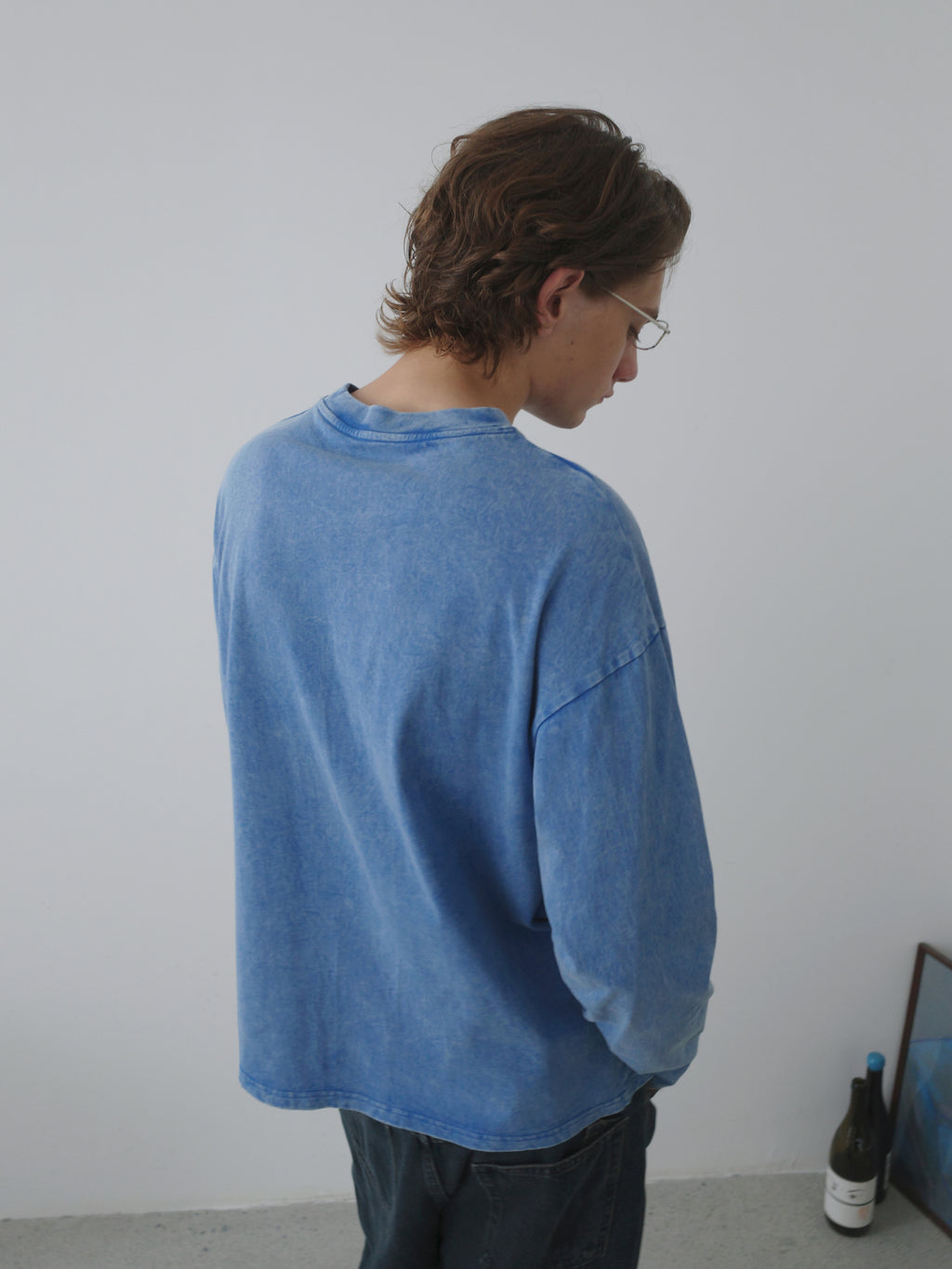 Garment-Dyed Patch Pocket L/S Tee