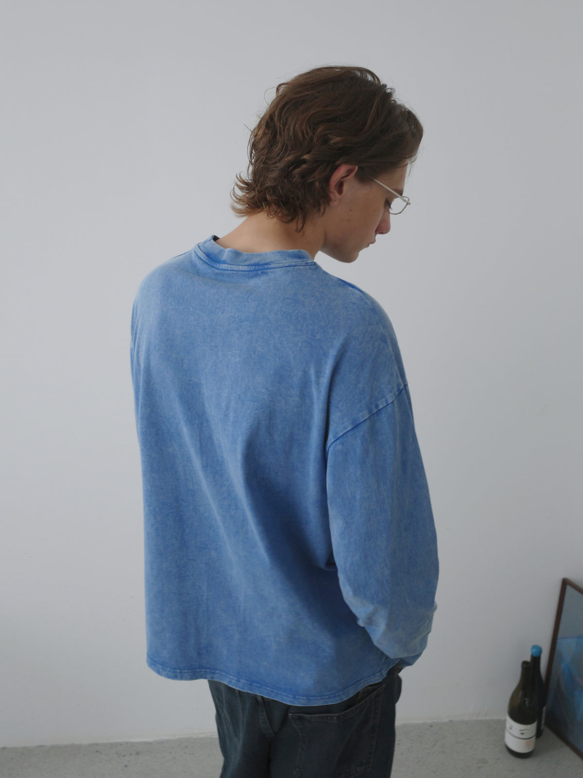 Garment-Dyed Patch Pocket L/S Tee