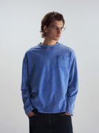 Garment-Dyed Patch Pocket L/S Tee