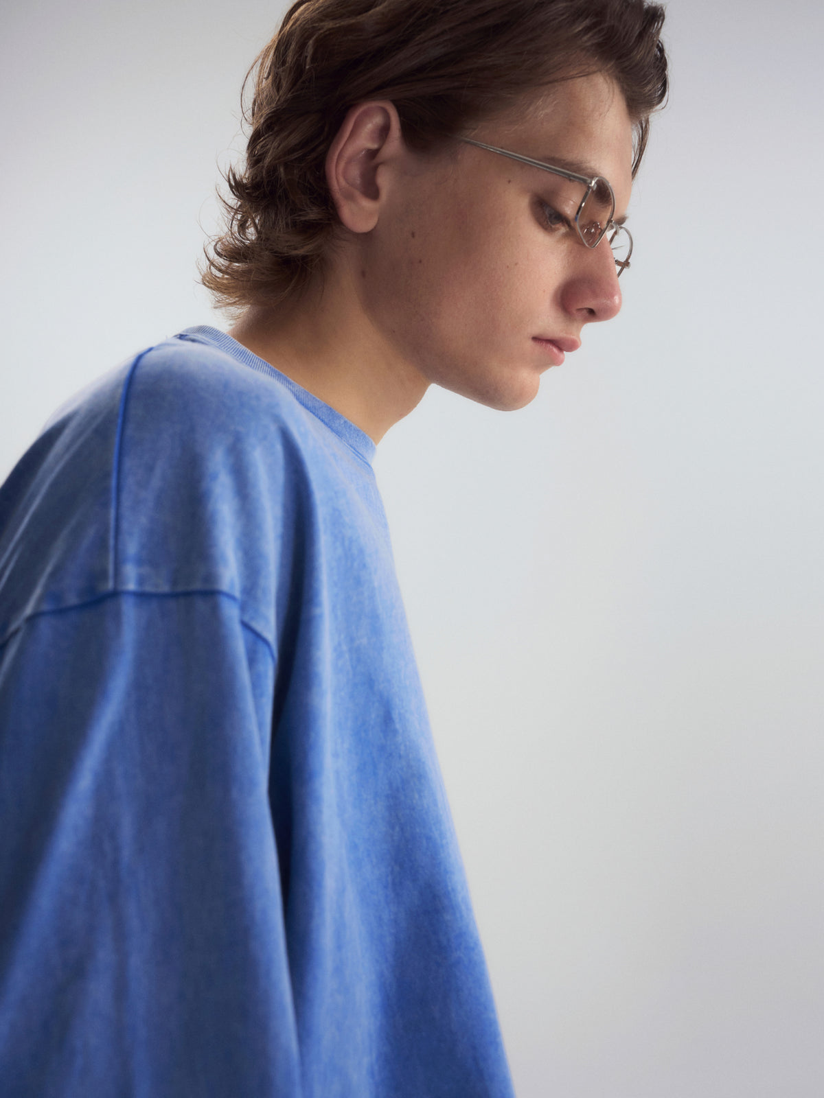 Garment-Dyed Patch Pocket L/S Tee