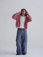 Knot | Washed Zip-Up Hoodie