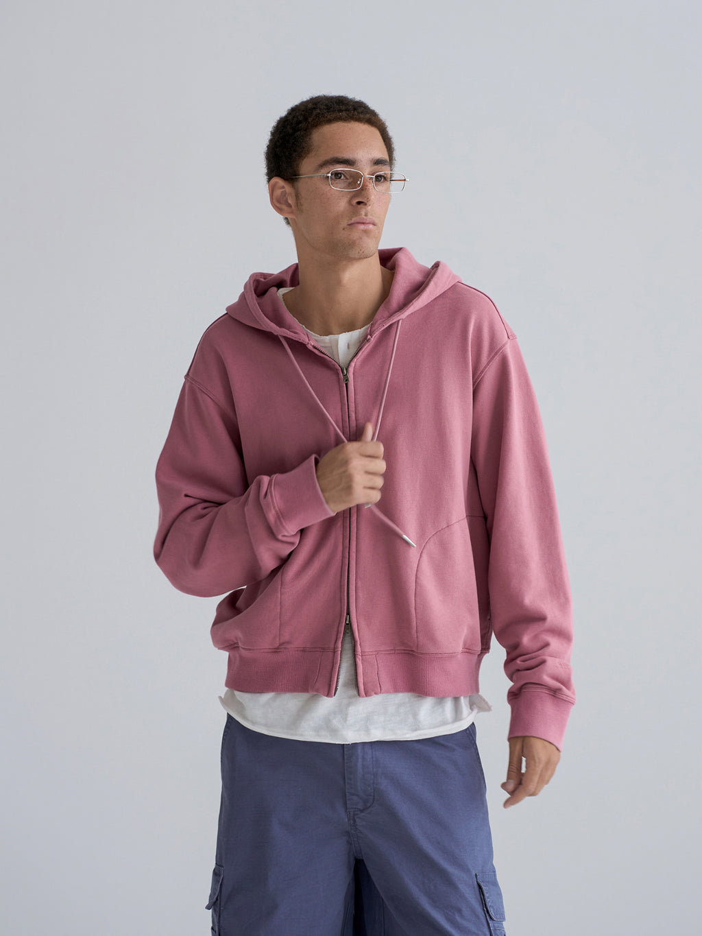 Knot | Washed Zip-Up Hoodie