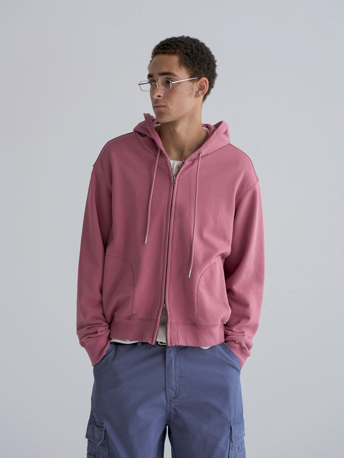 Knot | Washed Zip-Up Hoodie