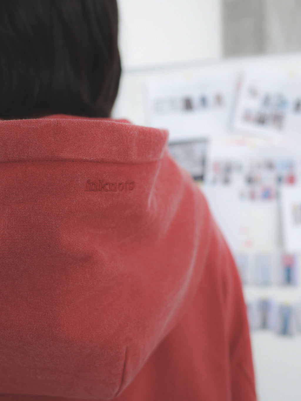 Knot | Washed Mauve Boxy Full-Zip Hoodie