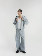 Heavyweight Cropped Zip Hoodie
