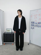 Heavyweight Cropped Zip Hoodie