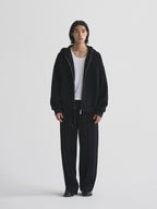Heavyweight Cropped Zip Hoodie