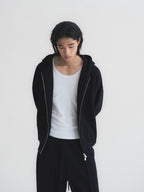 Heavyweight Cropped Zip Hoodie