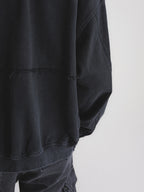 Thread | Distressed Boxy Zip-Up Sweatshirt