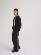 Thread | Distressed Boxy Zip-Up Sweatshirt