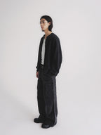 Thread | Distressed Boxy Zip-Up Sweatshirt