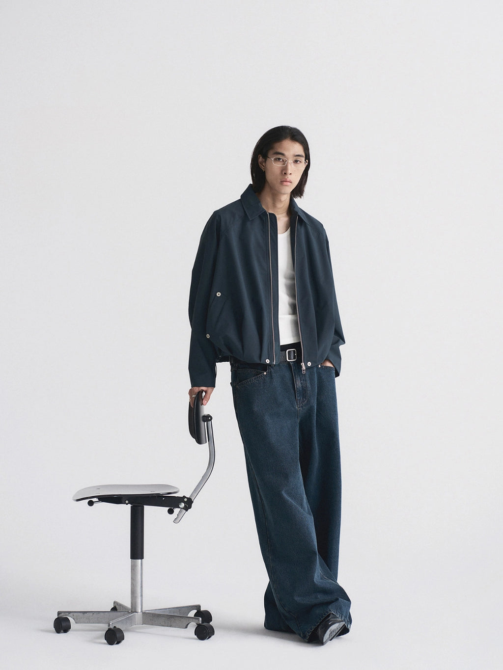 Knot | Faded Wash Straight Jeans